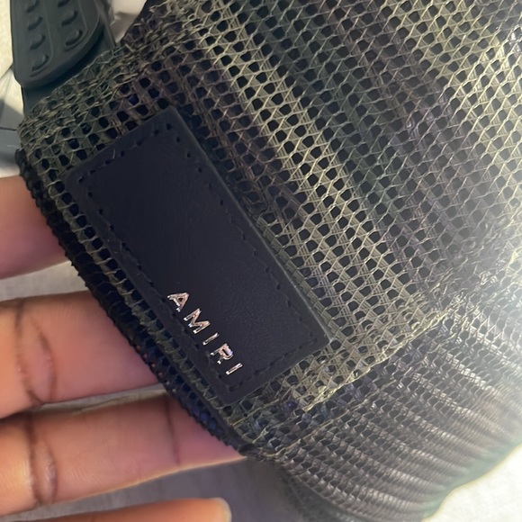 Men's army green 3 star Amiri baseball cap - Picture 7 of 11